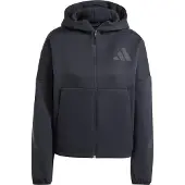 Adidas Sudadera con cremallera deportiva 'Z.N.E.' gris / negro