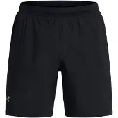 Under Armour Pantalón deportivo 'Launch 7' gris / negro