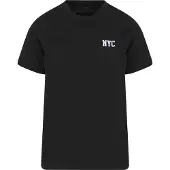 Mister tee Camiseta 'Nyc' negro / blanco