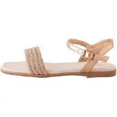 Next Sandalias oro rosa
