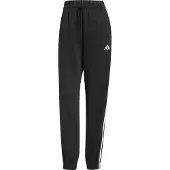 Adidas Pantalón deportivo 'ESSENTIALS 3-STRIPES FLEECE LOOSE' negro / blanco