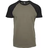 Urban Classics Camiseta oliva / negro