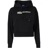 Karl lagerfeld JEANS Sudadera negro / blanco