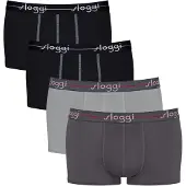 Sloggi Calzoncillo boxer gris / negro