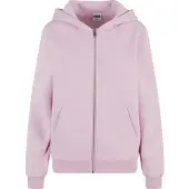 Urban Classics Sudadera con cremallera rosa claro