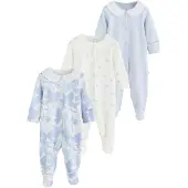 Next Pijama azul pastel / blanco