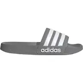 Adidas Zapatos abiertos 'Adilette' gris / blanco