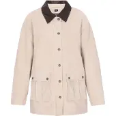 Dreimaster Chaqueta de entretiempo negro / offwhite