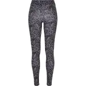 Urban Classics Leggings negro / blanco