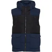 INDICODE JEANS Chaleco 'Flikko' marino / negro