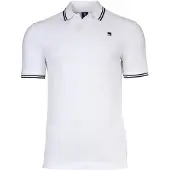 G-Star Camiseta 'Dunda Slim Stripe Polo' marino / blanco
