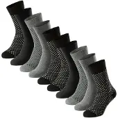 Schiesser Calcetines gris / negro / blanco