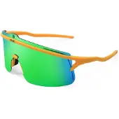 Yeaz Gafas de sol deportivas 'Sunshade' verde / naranja