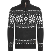!Solid Jersey 'Norwin' antracita / blanco