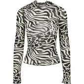 Urban Classics Camiseta crema / marrón oscuro