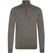 INDICODE JEANS Jersey 'Nathen' gris oscuro