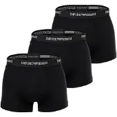 Emporio Armani Calzoncillo boxer negro / blanco