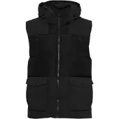 INDICODE JEANS Chaleco 'Flikko' negro