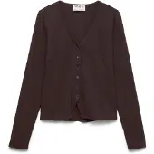 Vero Moda Cárdigan 'AWCPatricia' marrón oscuro