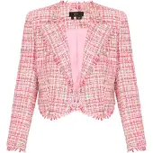 Faina Blazer rosa moteado