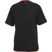Urban classics Camiseta rojo / negro