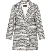 Faina Blazer negro / offwhite