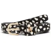 Tommy Hilfiger Cinturón 'ESSENTIAL EFFORTLESS' oro / negro / blanco