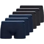 Skiny Calzoncillo boxer azul oscuro / negro