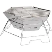 Relags - Grill- Und Feuerschale Hexagon - Barbacoa stainless steel