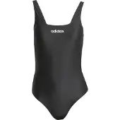 Adidas Bañador de natación 'ESS' negro / blanco