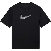 Nike Camiseta funcional negro / blanco
