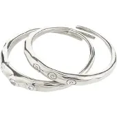 Pilgrim Anillo 'Fire' plata