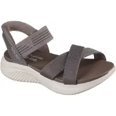 SKECHERS Sandalias 'Sandalette Damen 119975 DKTP Kunststoff (Synthetik) in braun' marrón