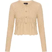 Faina Cárdigan 'Festive' beige