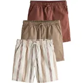 Next Pantalón marrón rojizo / capuchino / blanco natural