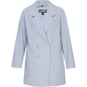 Dreimaster Abrigo de entretiempo azul denim