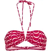 LASCANA Top de bikini rosa / magenta / blanco