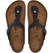 Birkenstock Sandalias de dedo 'Gizeh' negro