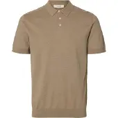 Selected Camiseta 'SLHBerg' marrón claro