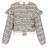 Faina Chaqueta de entretiempo negro / blanco