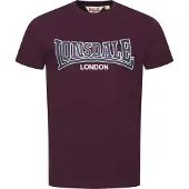 Lonsdale Camiseta 'Dukinfield' marino / burdeos / blanco