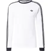 Adidas Originals Camiseta '3-STRIPES LONGSLEEVE' negro / blanco