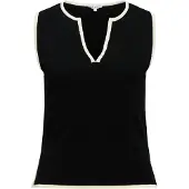 Object Top de punto 'OBJViva' negro / blanco