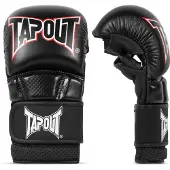 TAPOUT Guantes deportivos 'Brawl' rojo / negro / blanco