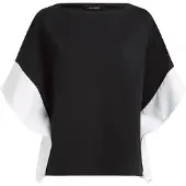 Karl Lagerfeld Blusa negro / blanco