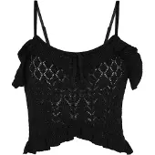 Faina Top de punto negro