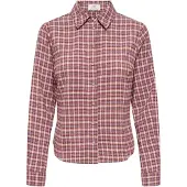 JDY Blusa 'JDYLyra' ecru / lila / burdeos