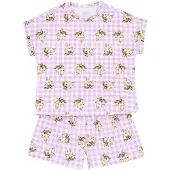 Chicco Pijama beige / rosa / blanco