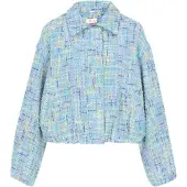 IZIA Chaqueta de entretiempo aqua / amarillo