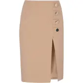 Faina Falda beige oscuro